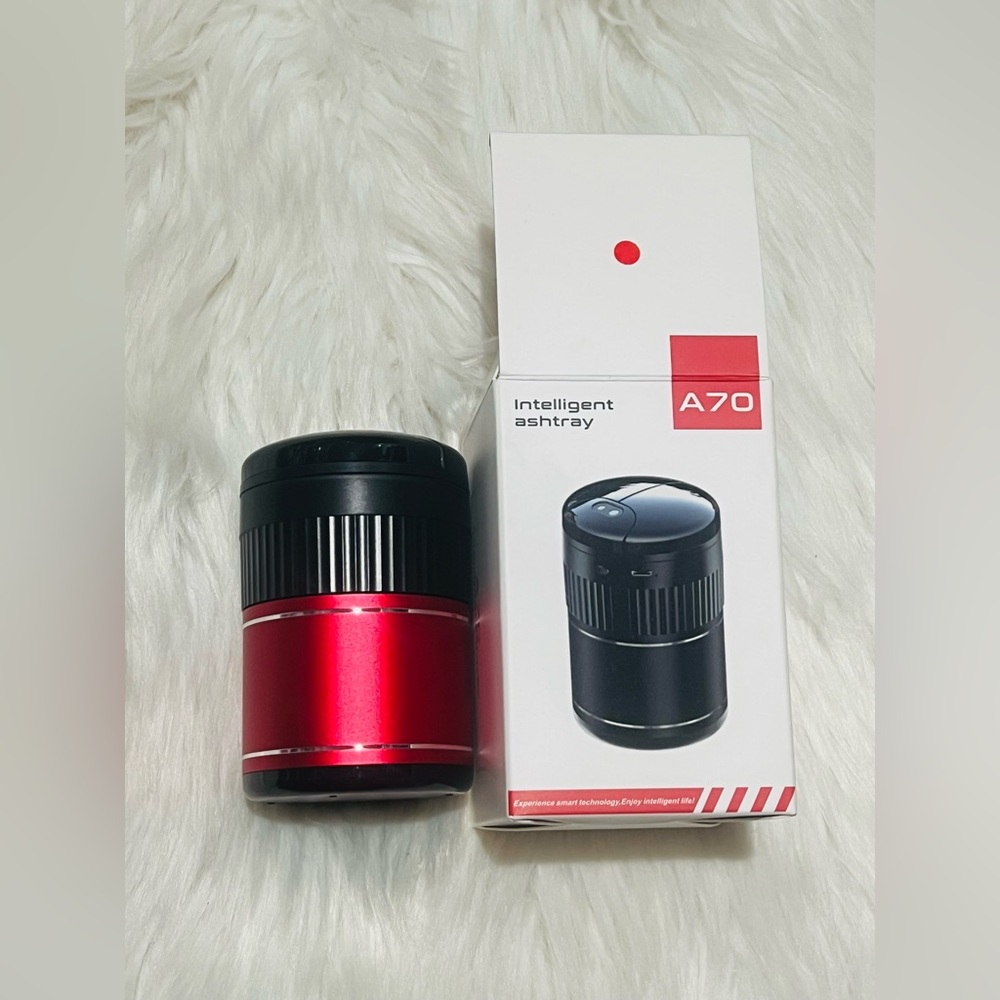 A70 Intelligent Ashtray - Red and Black